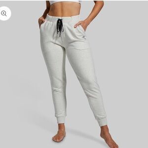 Born Primitive Women's Unmatched Joggers in Heather White